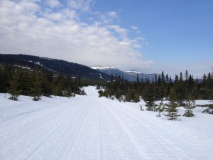 Sentier motoneige des Chic-Chocs en Gaspésie