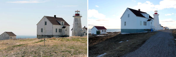Restauration du phare de l'île aux Perroquets dans l'archipel de Mingan © Audrey Beauchemin/CÎP