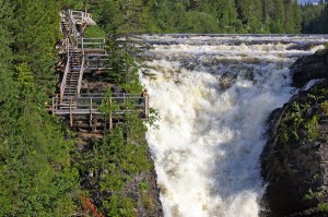 Belvédère de Grand Saut au canyon des Portes de l'Enfer © Armand Dubé/Tourisme Rimouski