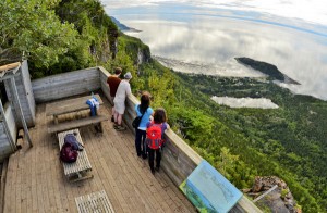 Pic Champlain's panoramic viewpoint in Bic National Park © Marc Loiselle