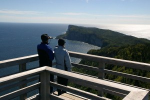 From the top of the Mt St. Alban observatory ©Serge Ouellet / parc national Forillon