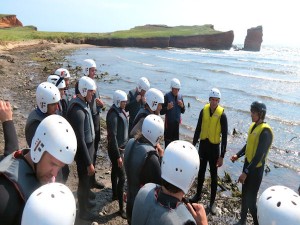 Safety instructions being given before the activity. © David Lang