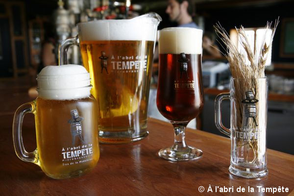 Les bières de à l'abri de la Tempête