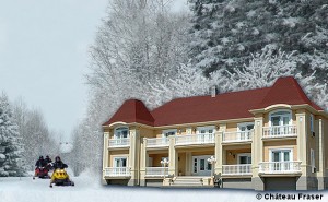 Château Fraser_snowmobile