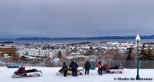 One of the spot to see the great view on the St. Lawrence and Rivière-du-Loup
