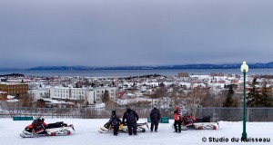 Un des nombreux points de vue sur le Saint-Laurent