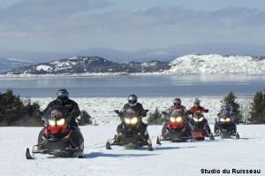 Snowmobiling Kamouraska