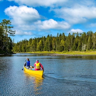Canot au parc national du Lac-Témiscouata