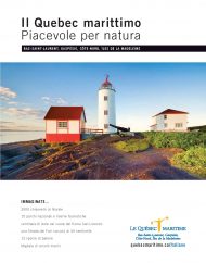 Il Quebec marittimo, Piacevole per natura