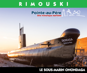 Sous-marin Onondaga au Site historique maritime de la Pointe-au-Père 