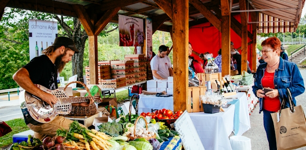 Marché public de Rivière-du-Loup au Bas-Saint-Laurent