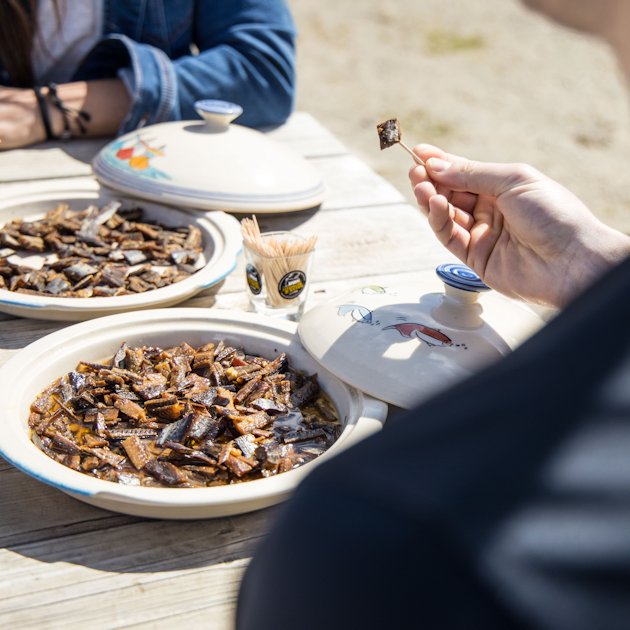 Smoked fish in the Îles de la Madeleine