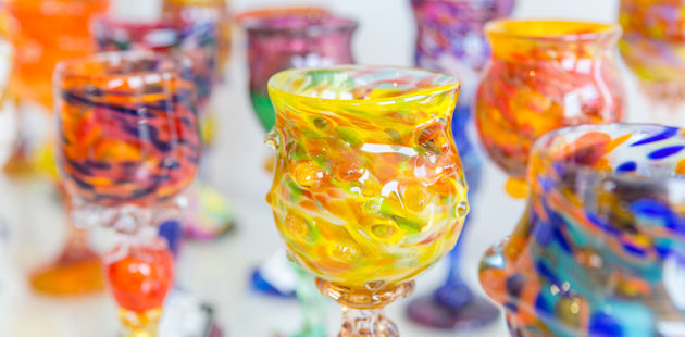 Objects made by La Méduse glassblowers