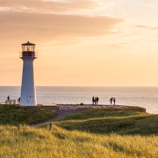 Borgot Lighthouse in the Îles de la Madeleine