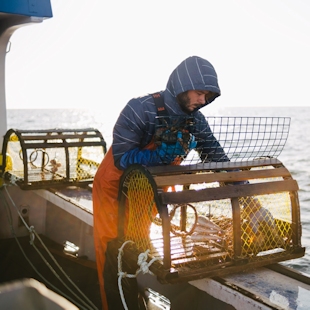 Fisherman in the Îles de la Madeleine