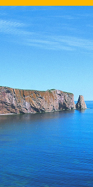 Percé Rock in Gaspésie