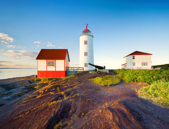 Île Verte Lighthouse in Bas-Saint-Laurent