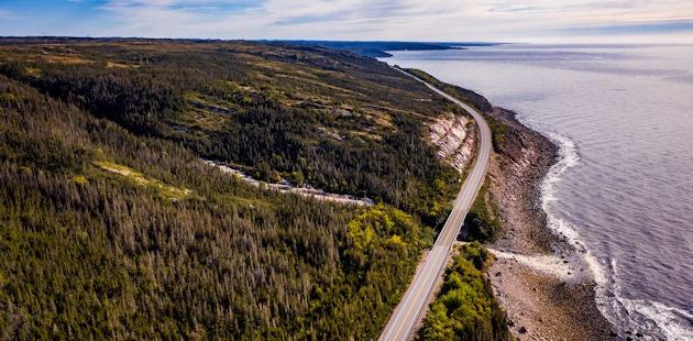 Route 138 in the Côte-Nord region