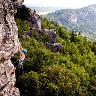 Rock Climbing in Kamouraska