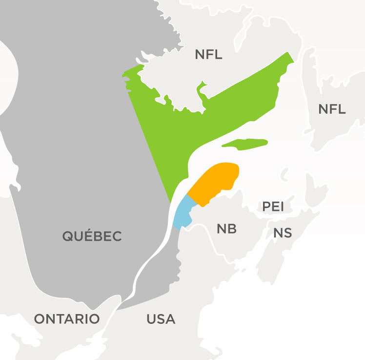 Province of Québec map