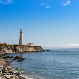 Cap-des-Rosiers Lighthouse in Gaspésie