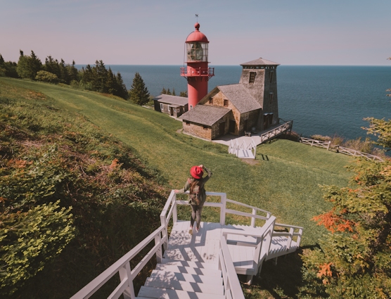 Pointe-à-la-Renommée Lighthouse in Gaspésie