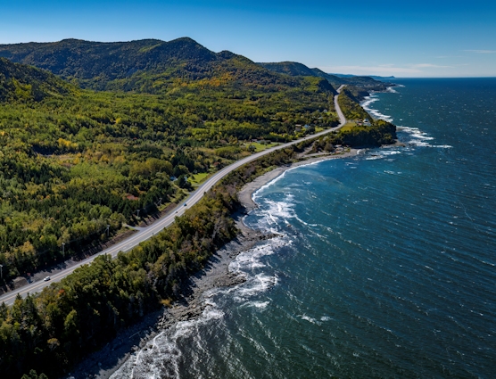 Route 132 in Gaspésie