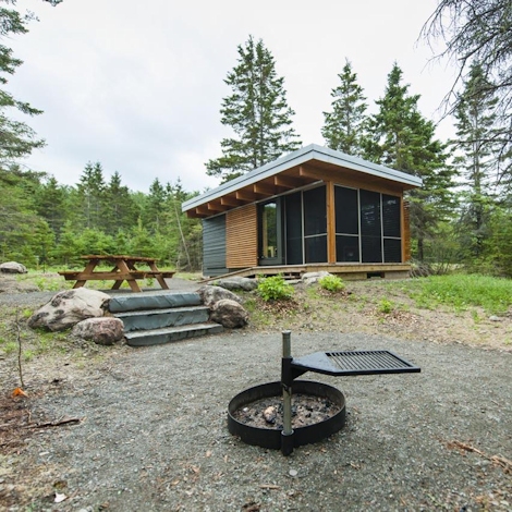 EXP cabin in Parc national du Bic