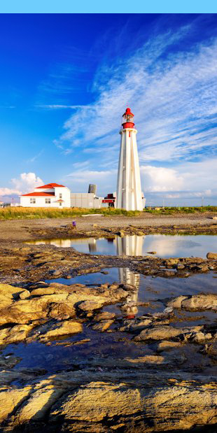 Pointe-au-Père Lighthouse in Bas-Saint-Laurent