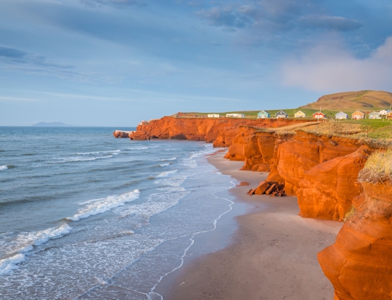 Falaises rouges des Îles de la Madeleine