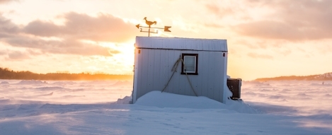 Ice fishing : the best places for ice fishing