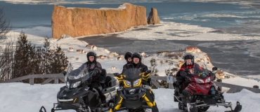 Eastern Québec by Snowmobile: 8 Must-See Views!