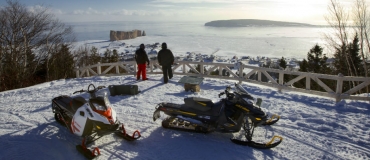 Snowmobiling in Gaspésie: 4 Stunning Panoramic Views