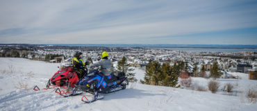 Le Bas-Saint-Laurent et la Gaspésie à motoneige
