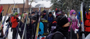 La traversée de la Gaspésie en ski de fond : la caravane conviviale