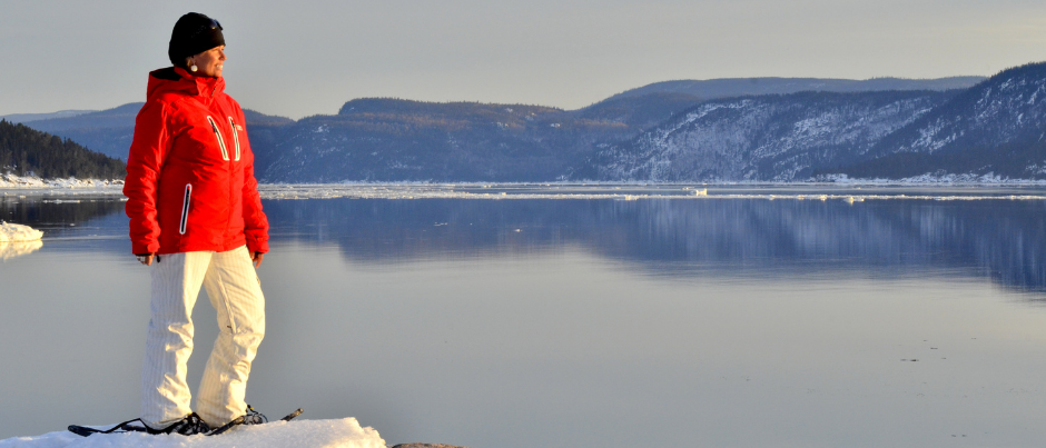 Snow and Snowshoes: A Winning Combo in Eastern Québec!