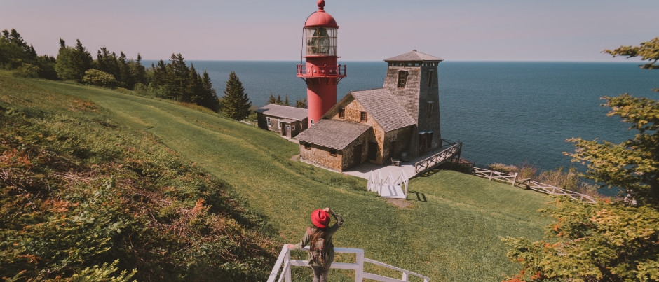 Pointe-à-la-Renommée Lighthouse - Photo Credit: Camille Malleroni, L'Oiseau Rose Gaspésie: A Dream Destination!