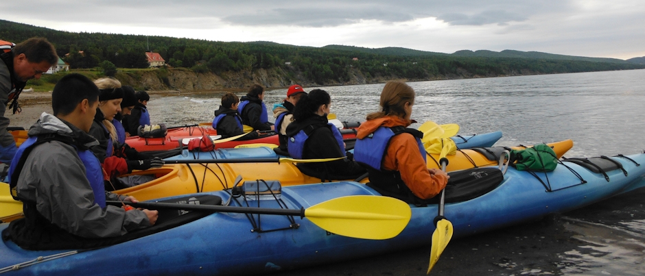 Kayak de mer en Gaspésie avec Cap Aventure - Crédit photo : Le Québec maritime À la rencontre des phoques avec Cap Aventure