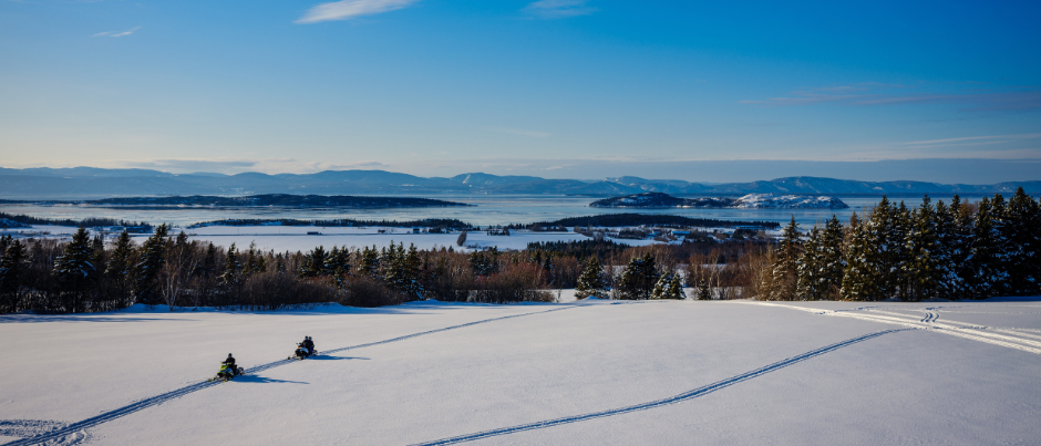 What to See by Snowmobile in Eastern Québec: Islands in the St. Lawrence