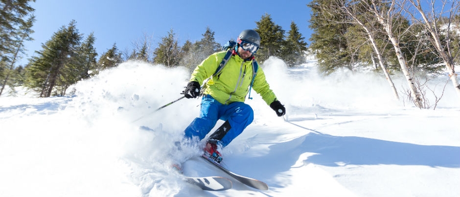 La neige poudreuse et légère de la Gaspésie - Crédit photo : Callum Snape Un voyage hivernal en Gaspésie