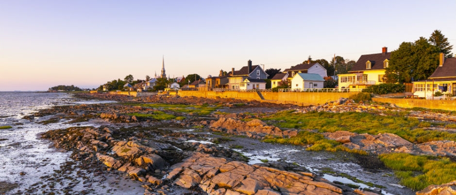 Des villes et villages en bord de mer