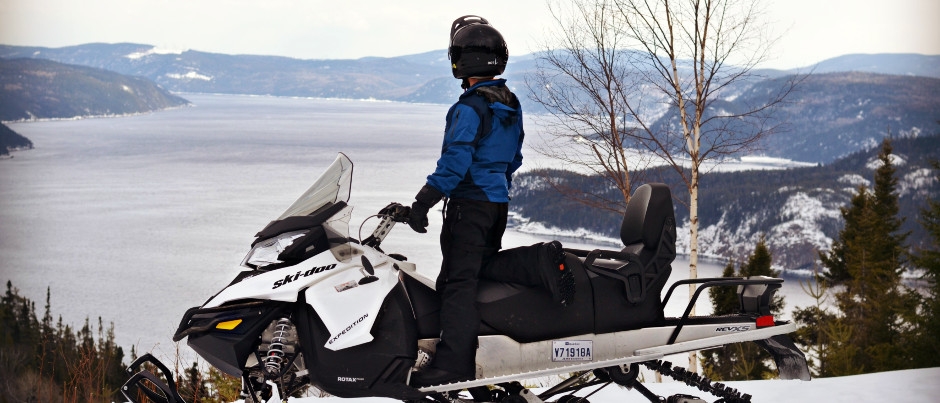 À voir en motoneige : le fjord du Saguenay