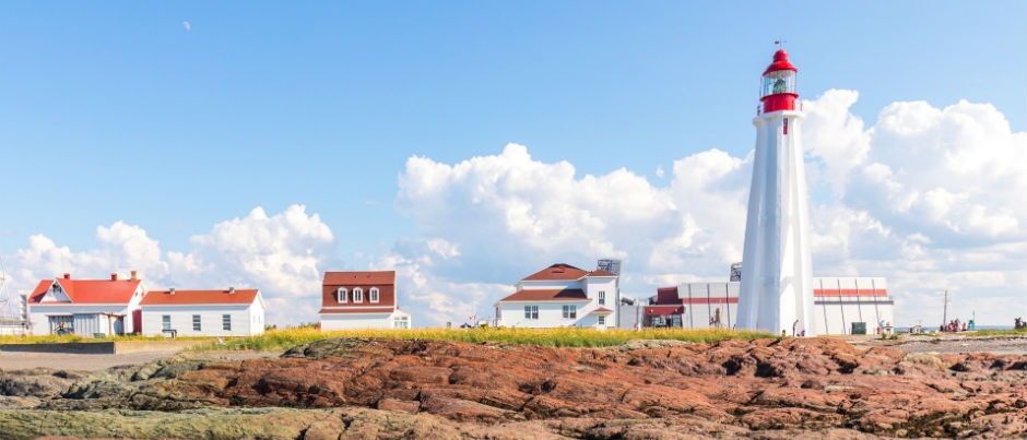 Pointe-au-Père Lighthouse - Photo Credit: Mathieu Dupuis 3 Lighthouses to Discover in Bas-Saint-Laurent