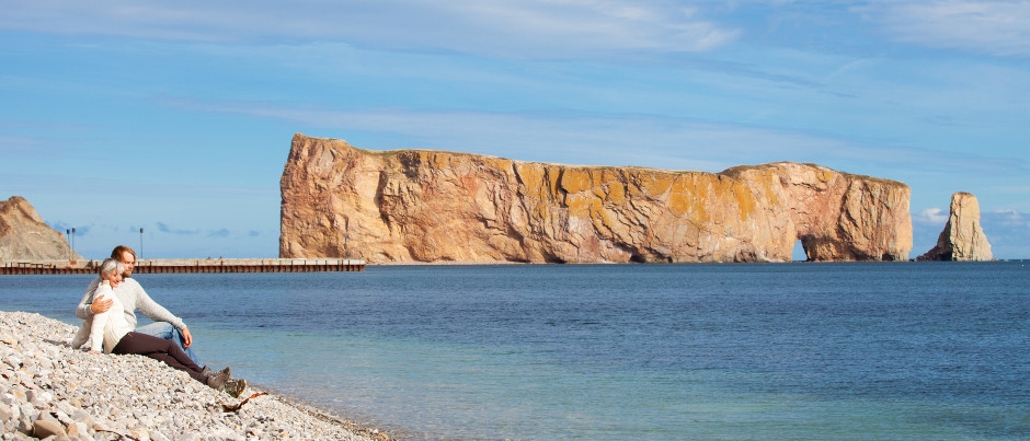 Poser ses bagages à Percé