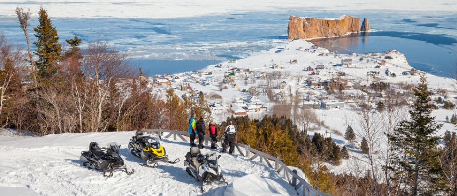 6 Snowmobile Rides to Explore in Gaspésie