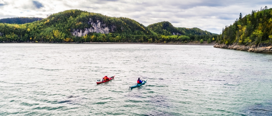Le Bas-Saint-Laurent, haut lieu du kayak de mer