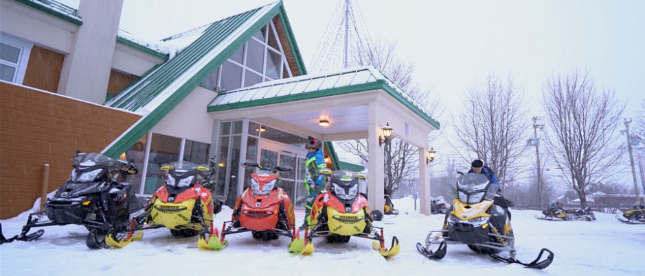 Gaspésie has many lodging establishments - Photo Credit: Hôtel Le Francis Snowmobile-Friendly Lodging in Gaspésie