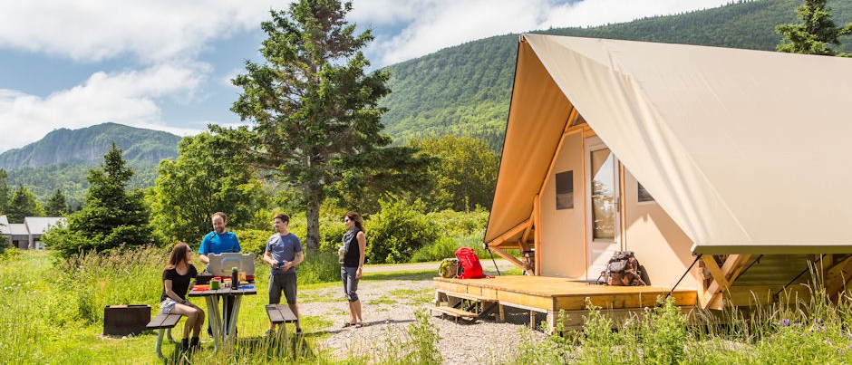 oTentik tent in Forillon National Park - Photo Credit: Mathieu Dupuis Discover Park Canada’s oTENTik Tents!