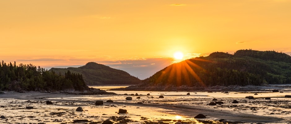 FRENCH: Coucher du Soleil sur Turtle Lake (Sunset on Turtle Lake)