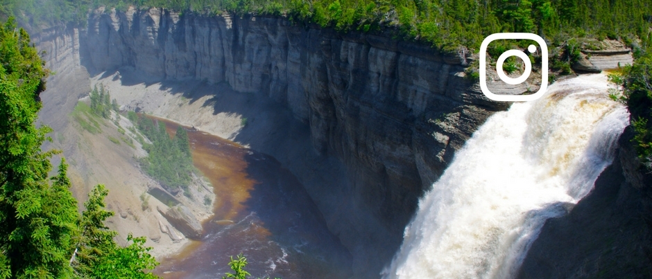 Vauréal Waterfall, Anticosti - Photo Credit: Le Québec maritime Top 3 Photos of Our National Parks and Natural Sites on Instagram